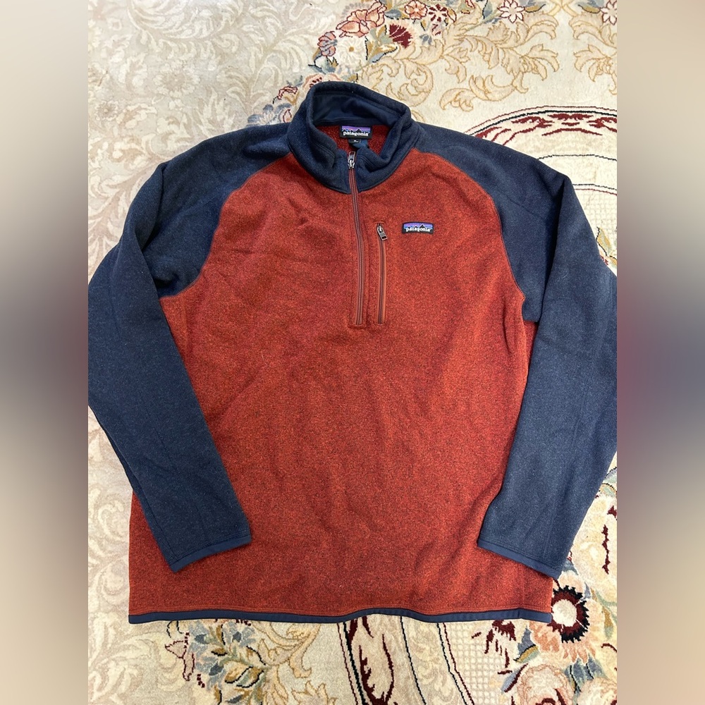 Patagonia men’s xl quarter zip sweater pullover